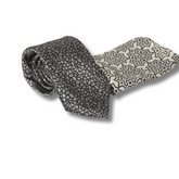 RUGGED GREY WOVEN TIE SET